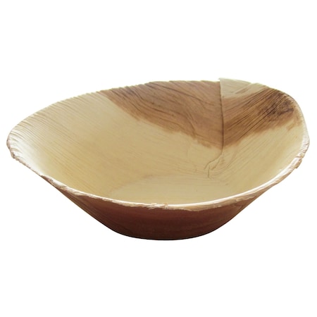 Abena Plates, Round, Eco-Friendly Palm Leaves, Large - 10 Diameter, PK100 132378